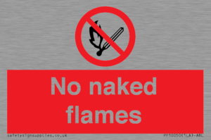 No naked flames